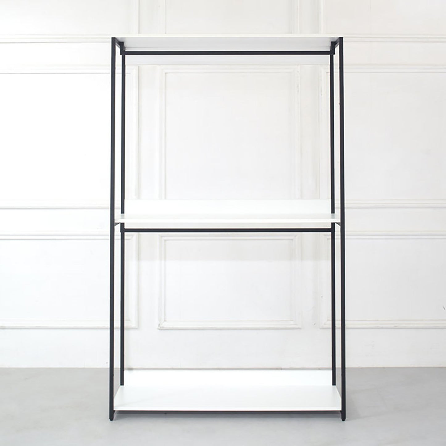 Fiona - Freestanding 3 Tower System Walk In Closet With 7 Shelf Wood And Metal Frame - White Home Essentials