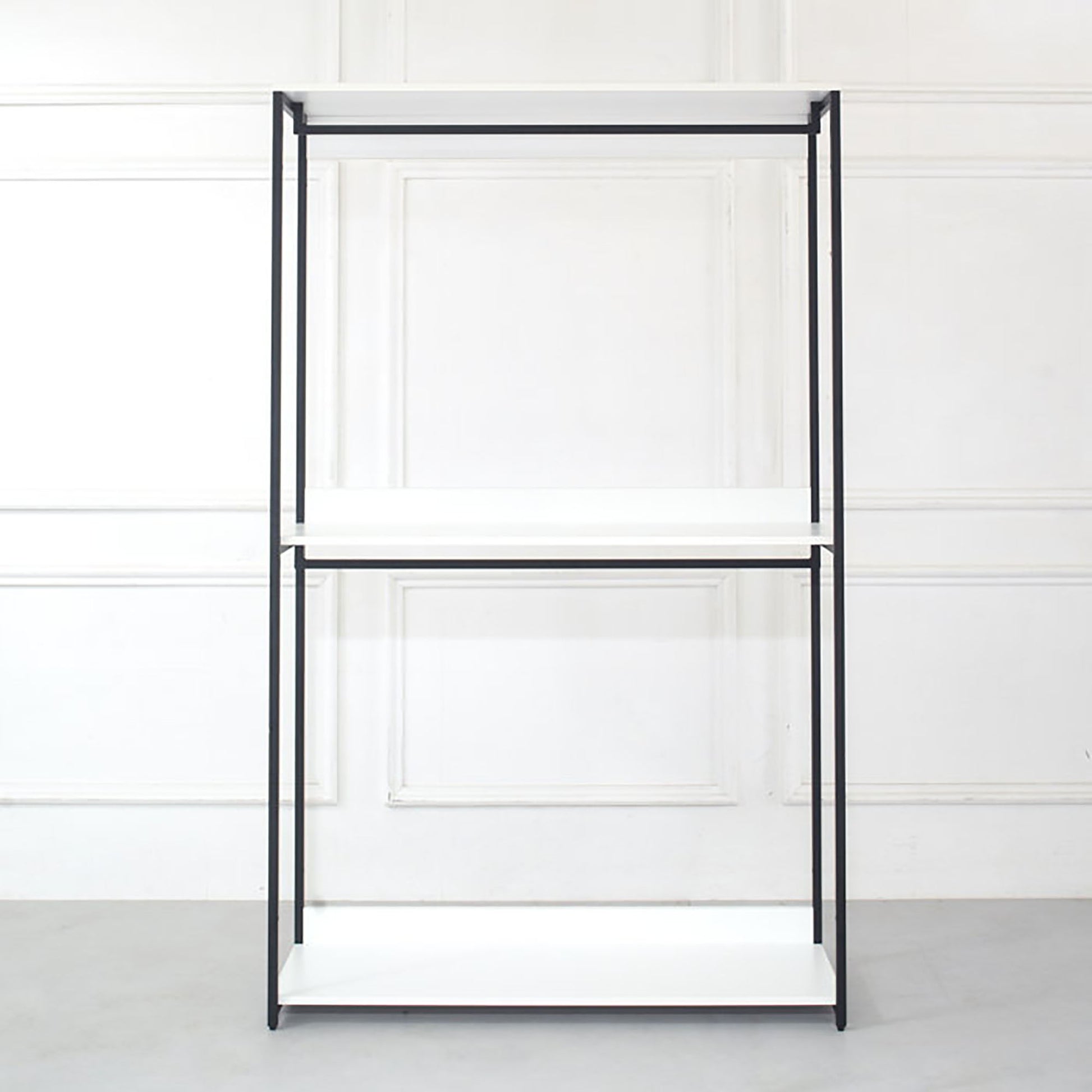 Fiona - Freestanding 3 Tower System Walk In Closet With 7 Shelf Wood And Metal Frame - White Home Essentials