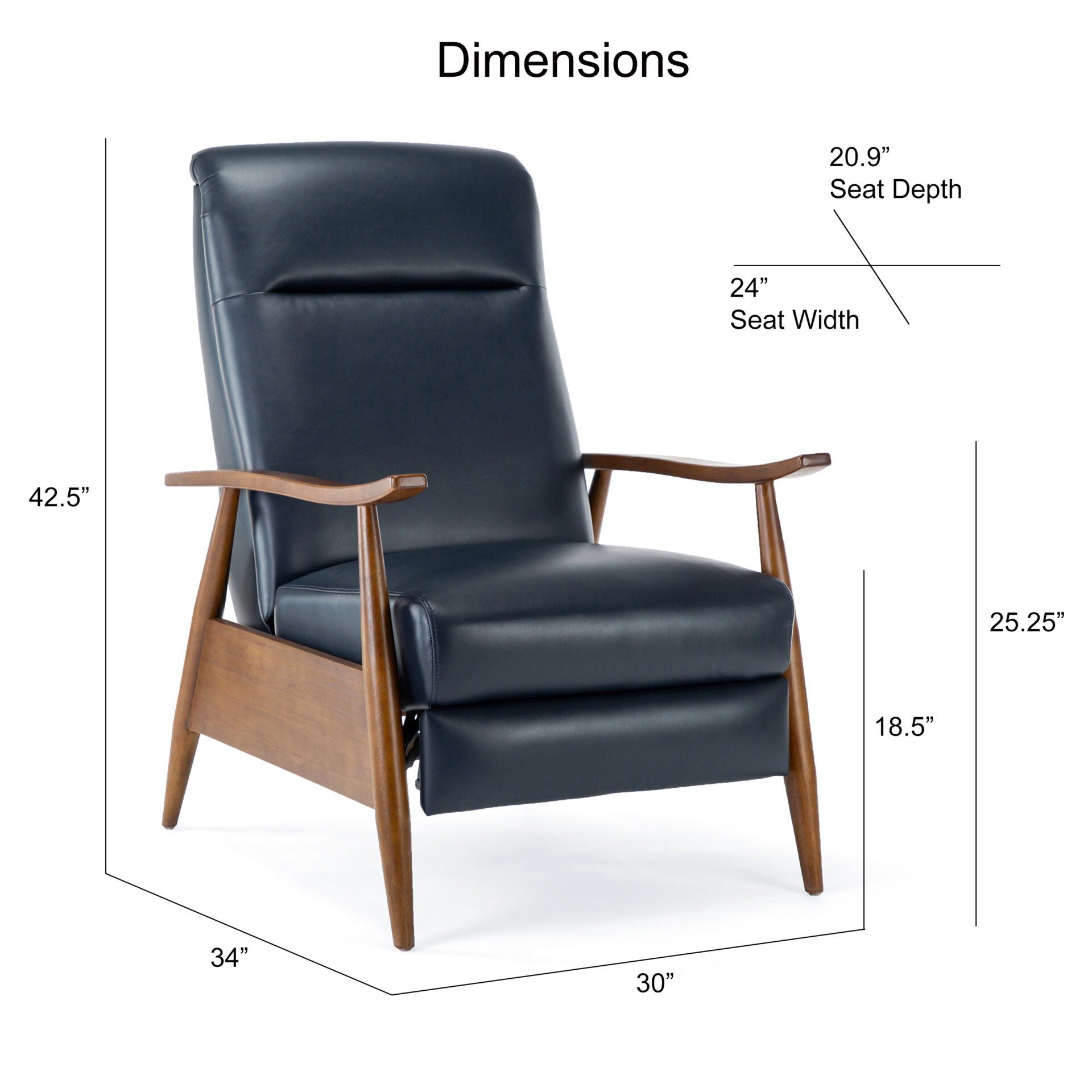 Sarasota - Arm Push Back Recliner Home Essentials
