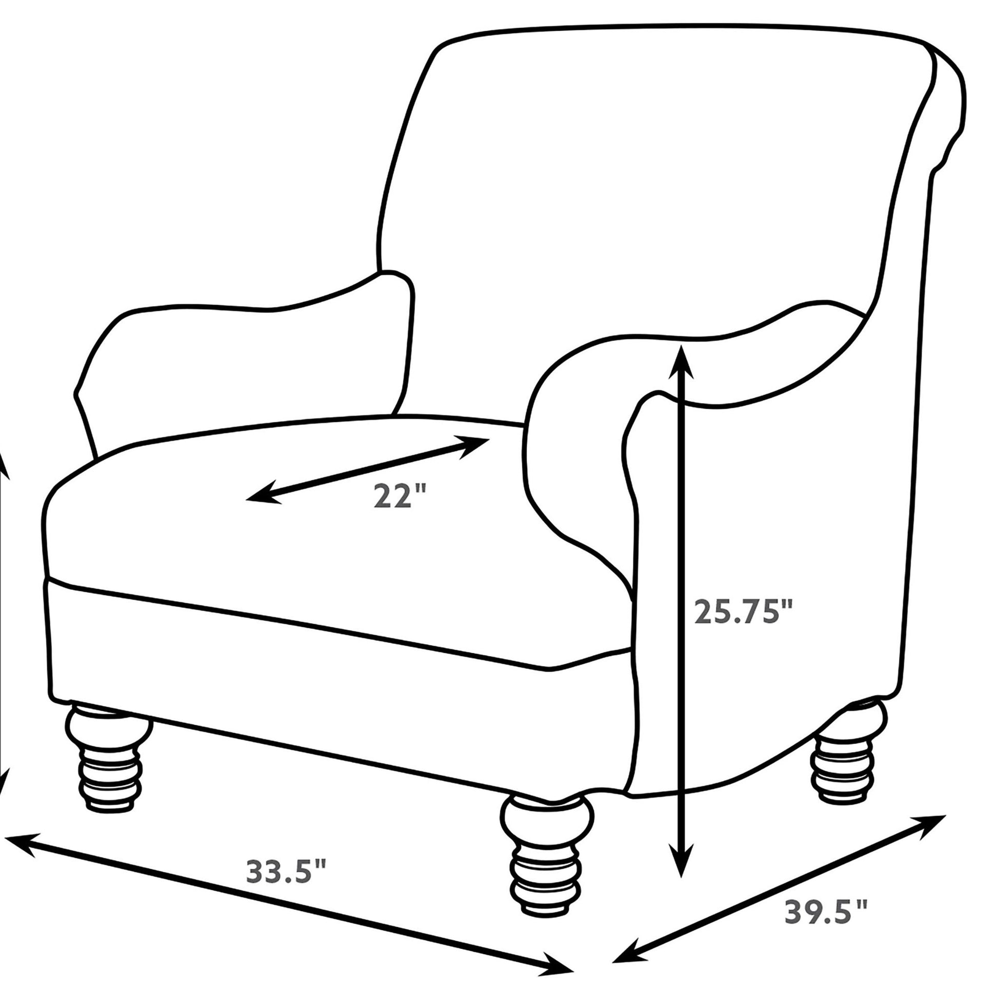 Danforth - High Backrest Accent Chair Furniture Max