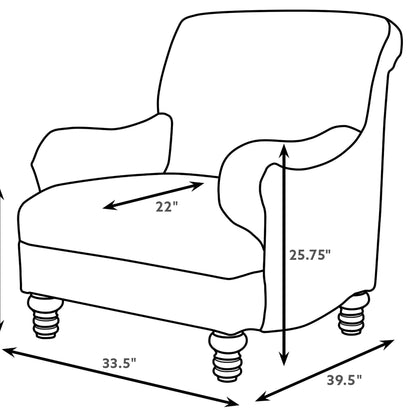 Danforth - High Backrest Accent Chair Furniture Max