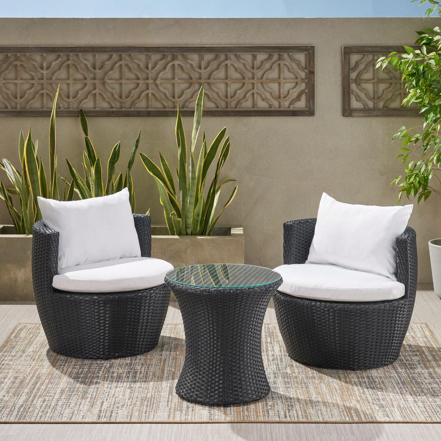 Kono - Chat Set Outdoor Furniture Noble House