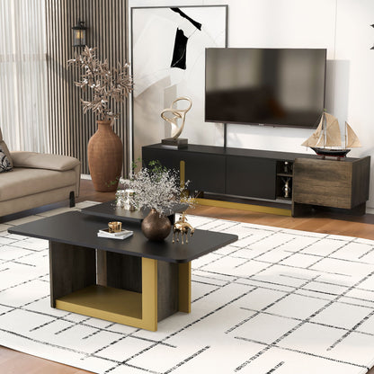 Modern TV Stand And Coffee Table (Set of 2) Hearth and Haven