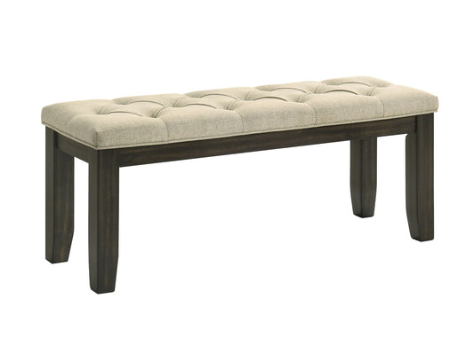 Herbert - Bench - Espresso / Beige Crown Mark