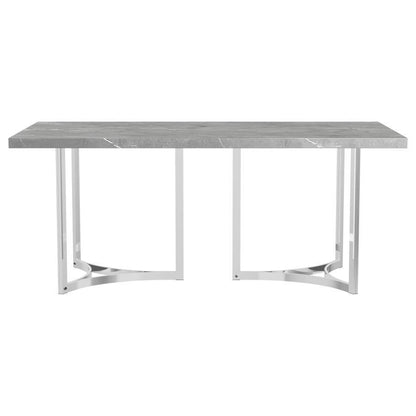 Sterling - Rectangular Dining Table - Gray Coaster Fine Furniture