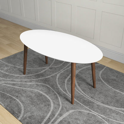 Ada - Mid-Century Modern Style Oval Dining Table Ashcroft Furniture