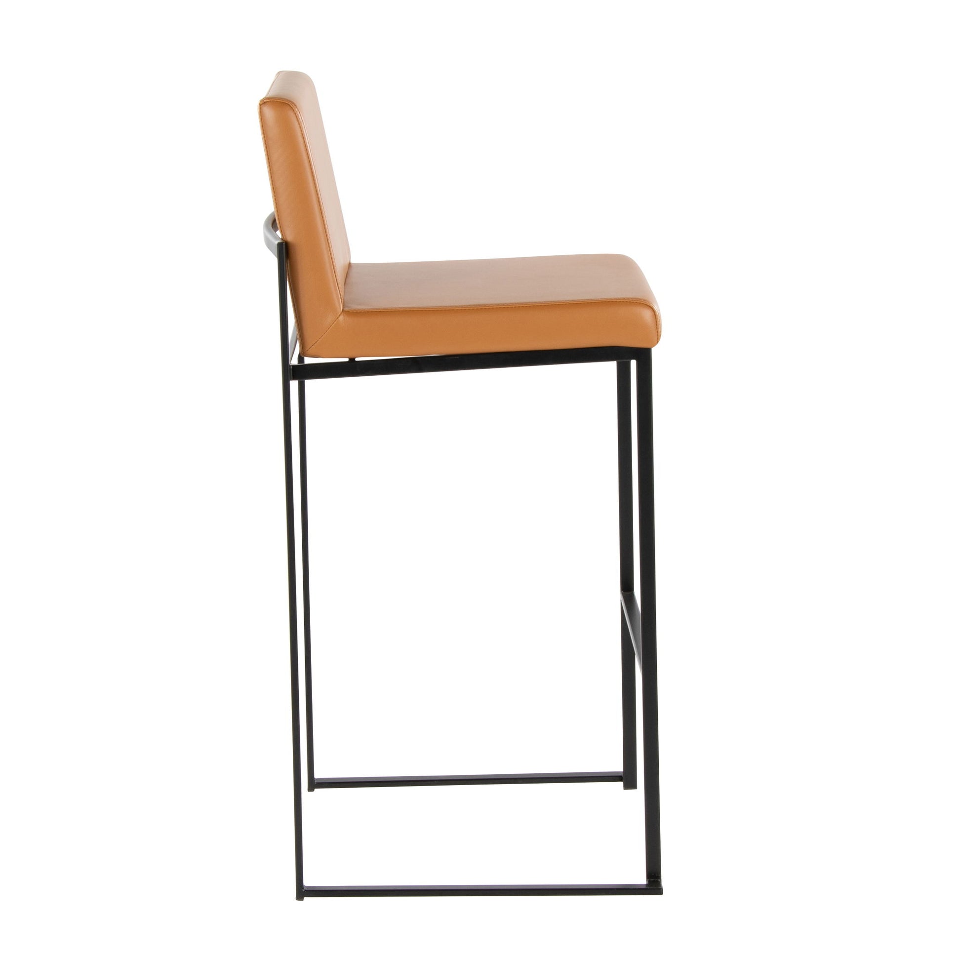Fuji - Contemporary High Back Barstool Elegant Design Lumi Source