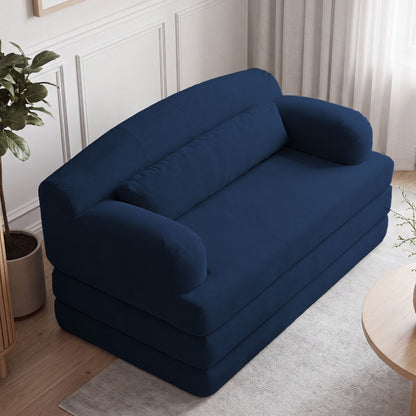 2 Seater Sofa Bed, Compact Foldable Floor Couch Home Essentials