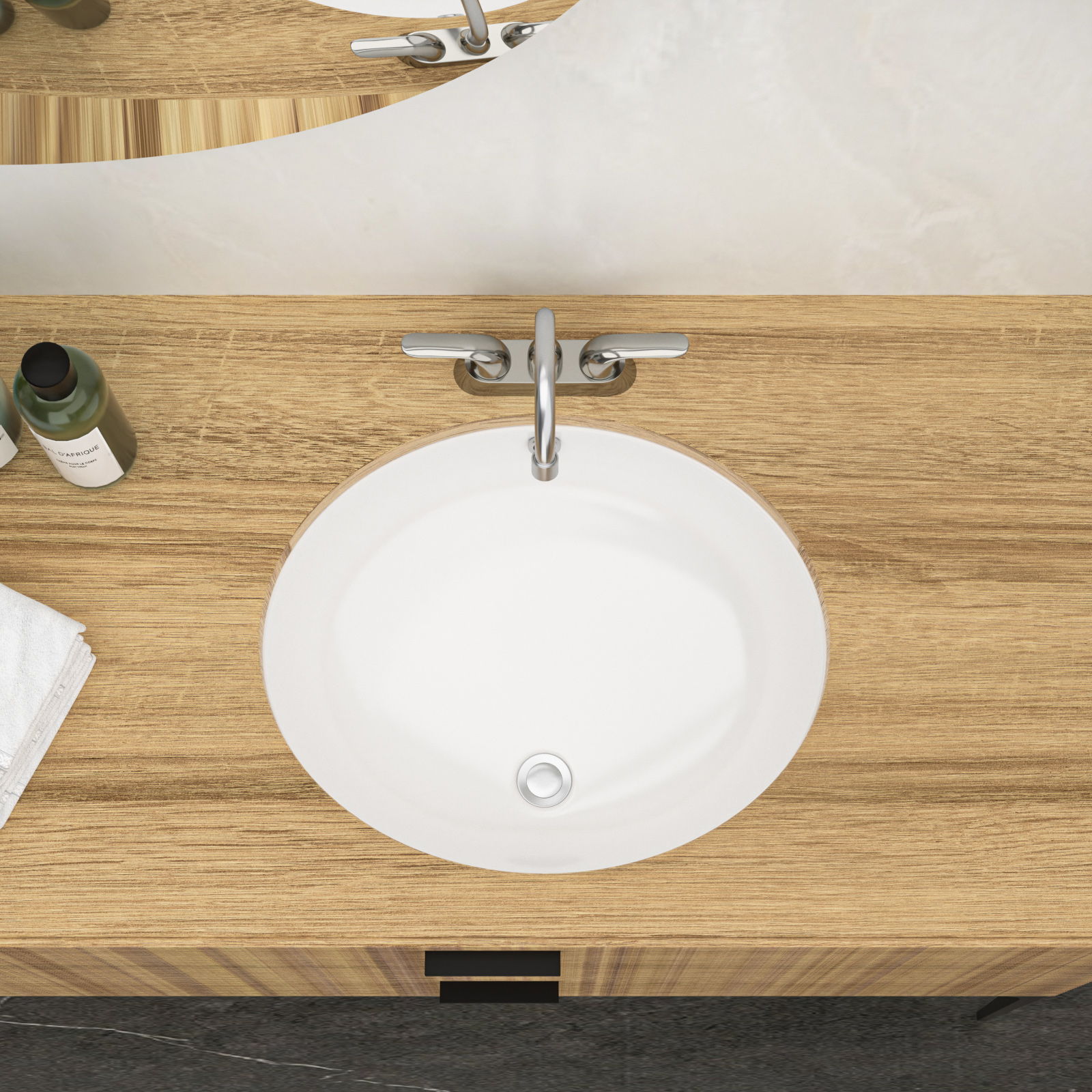 Elegant Ceramic Oval Undermount Bathroom Sink With Overflow Daily Nest