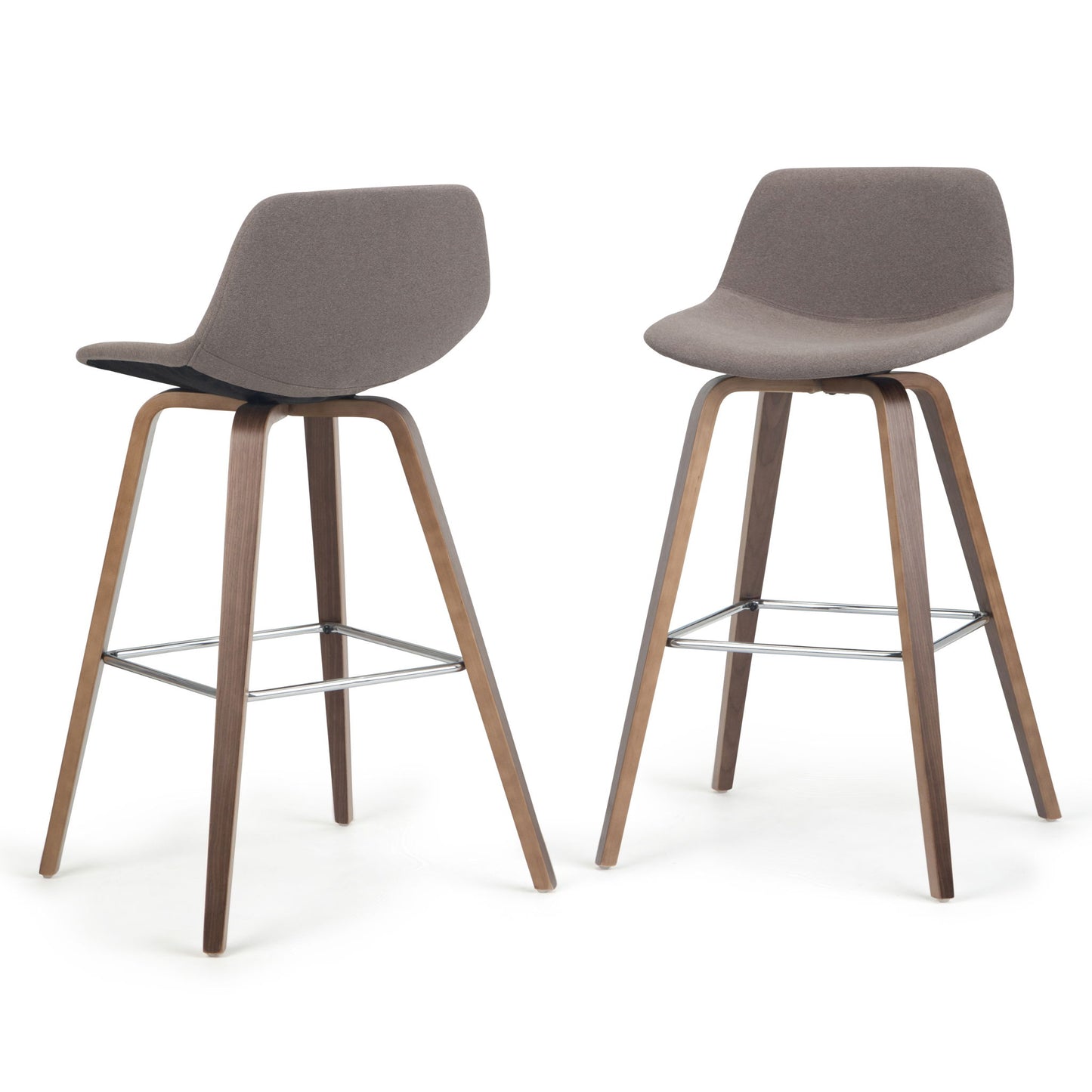 Randolph - Bentwood Multifunctional Counter / Bar Height Stool (Set of 2) Simpli-Home