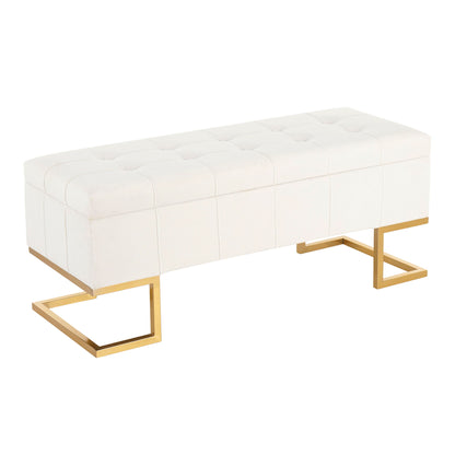 Midas - Contemporary / Glam Storage Bench Lumi Source