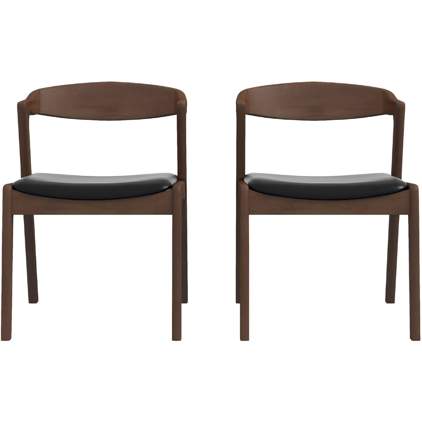 Dakota - Mid-Century Modern Velvet Dining Chair (Set of 2) Ashcroft Furniture