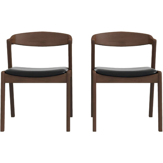 Dakota - Mid-Century Modern Velvet Dining Chair (Set of 2) Ashcroft Furniture
