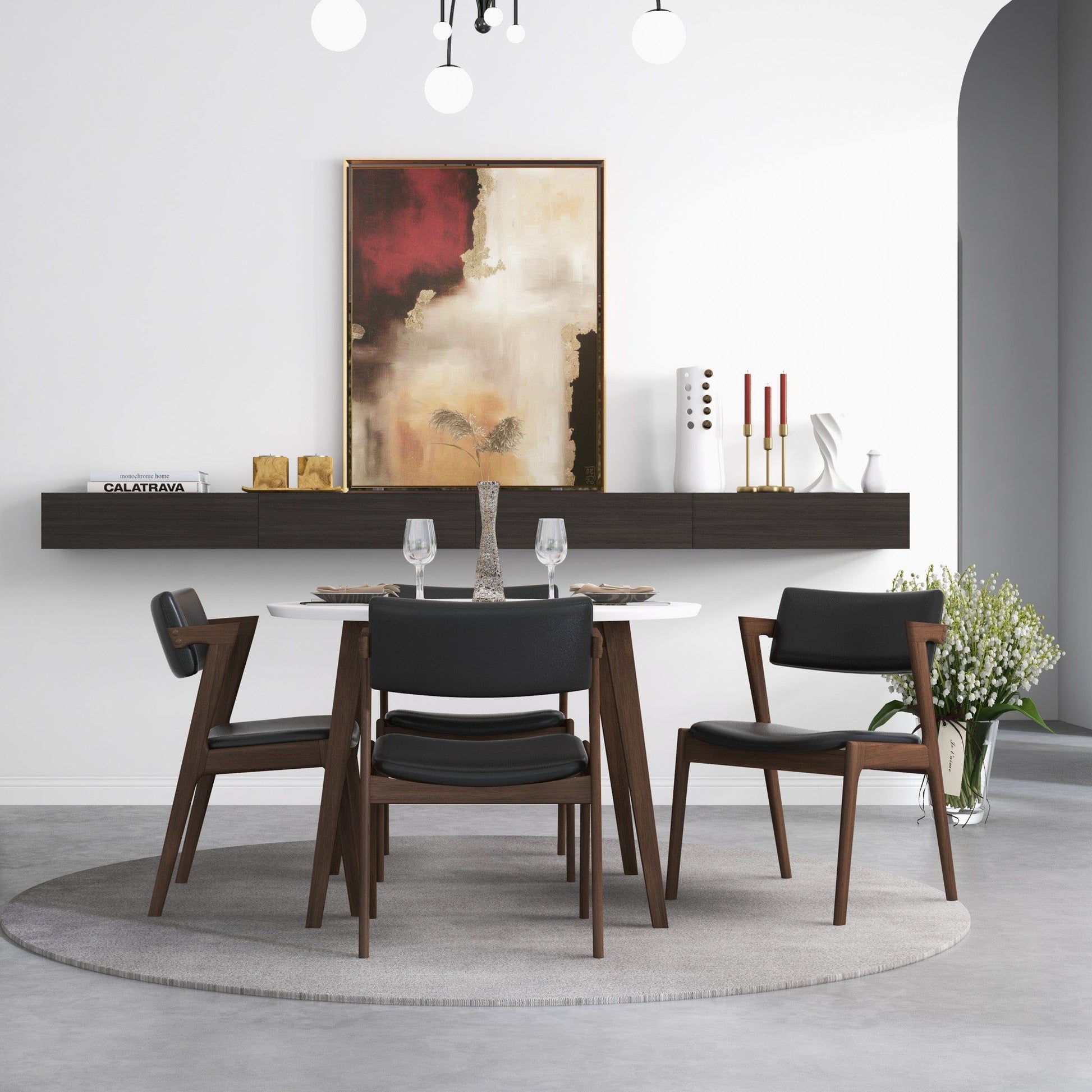 Edwin - Mid-Century Modern Dining Chair (Set of 2) Ashcroft Furniture