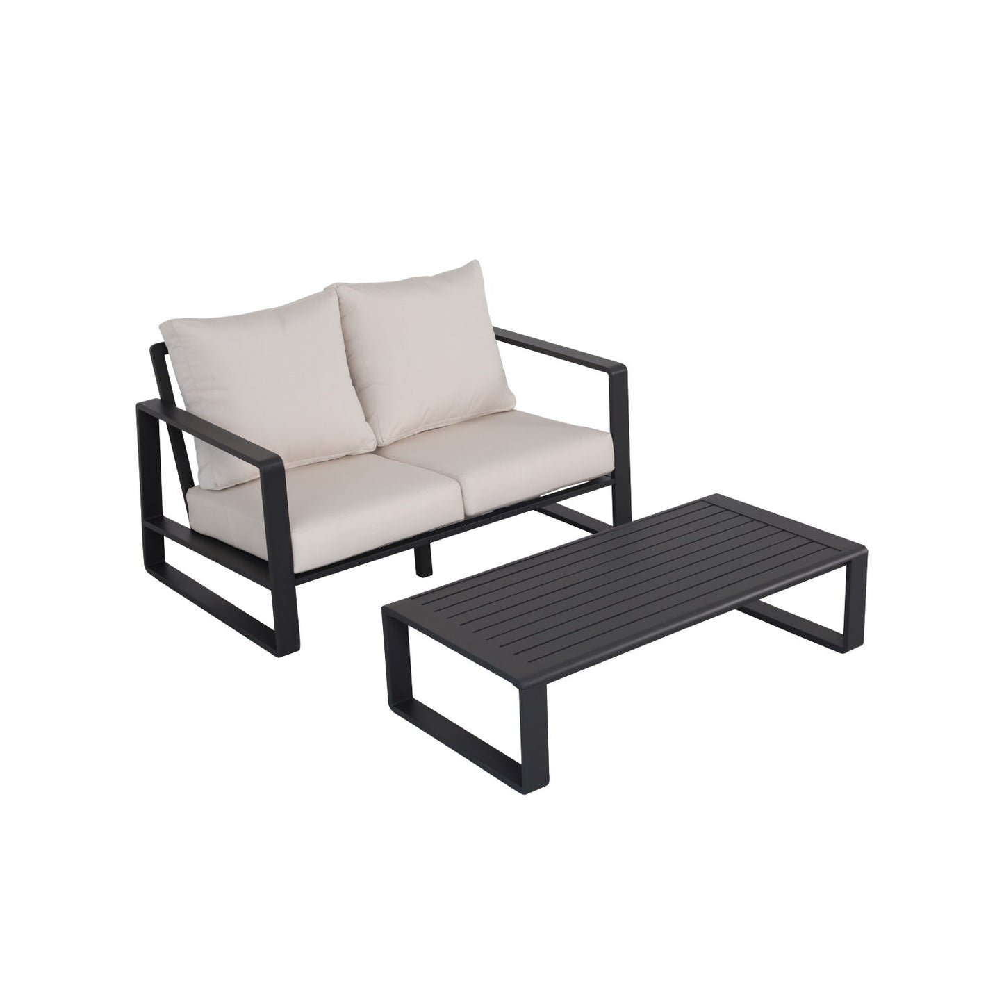 Sofa With Rectangular Coffee Table LSI Patio Furniture