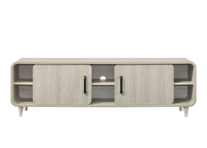 Nyomi - TV Stand - White Crown Mark
