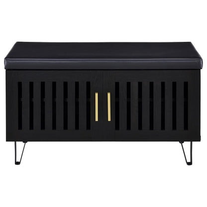 Brixton - 2-Door Padded Entryway Shoe Storage Bench Coaster Fine Furniture