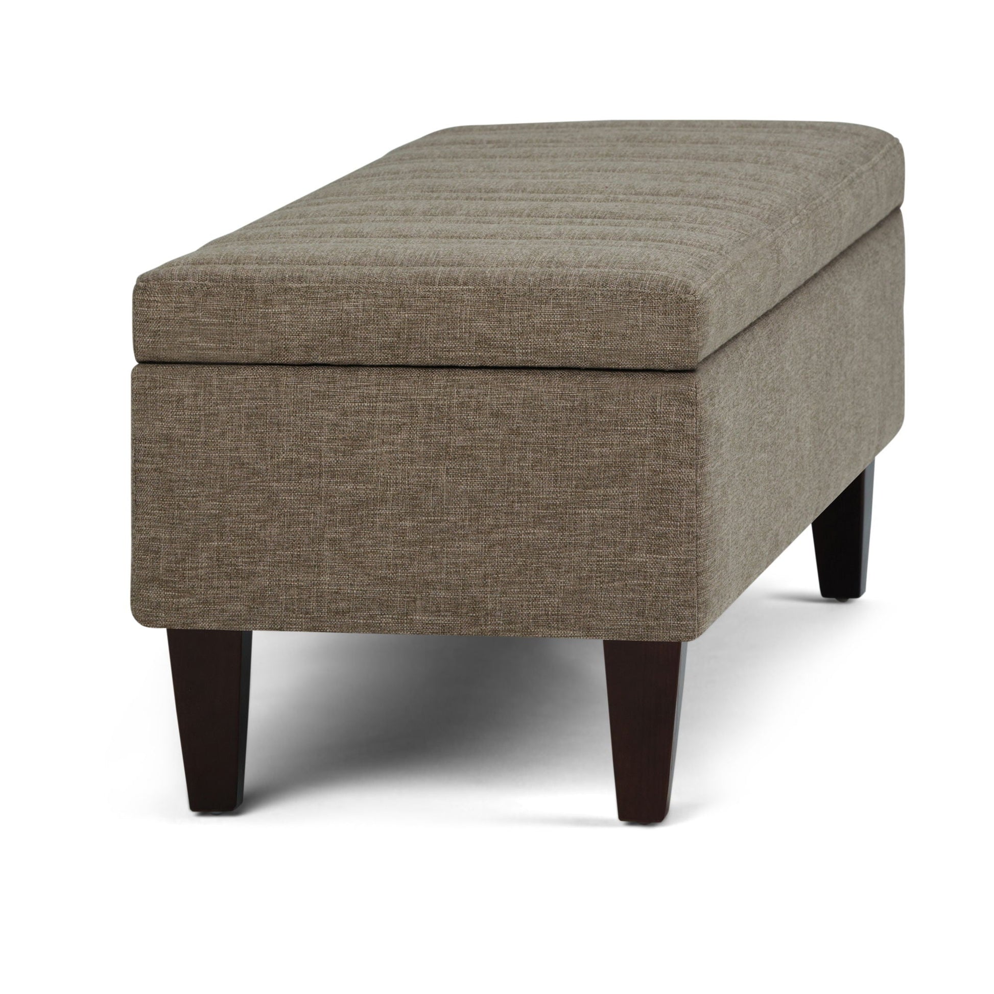 Monroe - Upholstered Storage Ottoman Simpli-Home