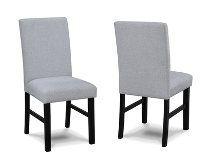 Isla - 5 Piece Dining Room Set - White / Black Crown Mark