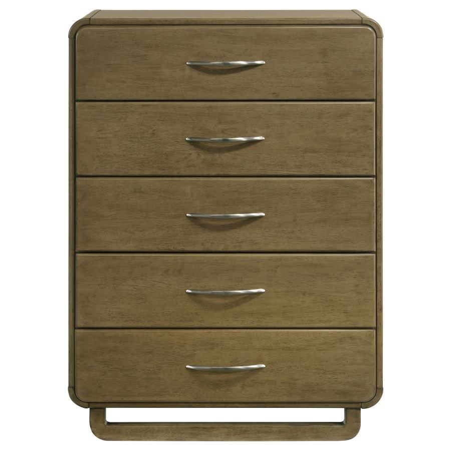 Amsbury - 5-Drawer Chest Of Drawers - Nutmeg Coaster Fine Furniture