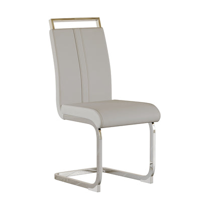 Modern Dining Chairs With Padded Seat, High Back Home Essentials