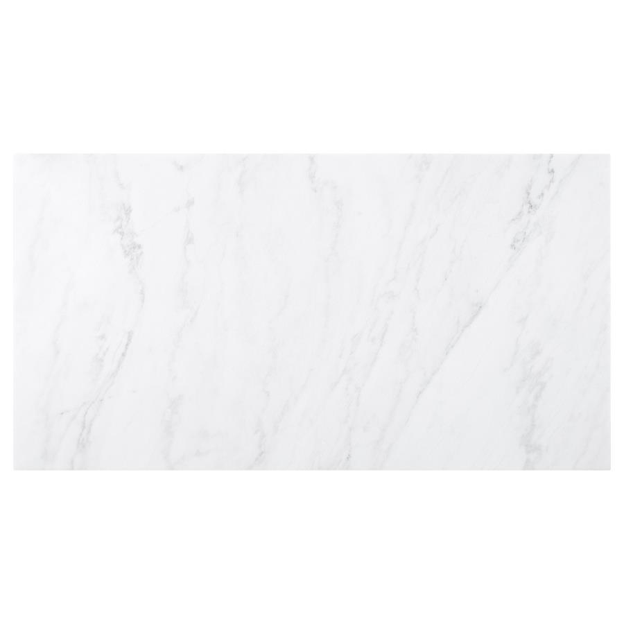 Sherry - Rectangular Marble Top Dining Table Set CoasterElevations