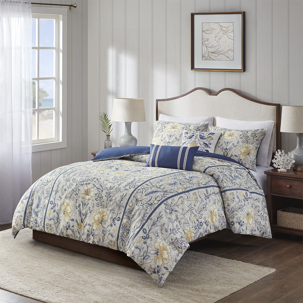 Livia - 5 Piece Duvet Cover Set - Multi Harbor House