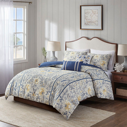 Livia - 5 Piece Duvet Cover Set - Multi Harbor House