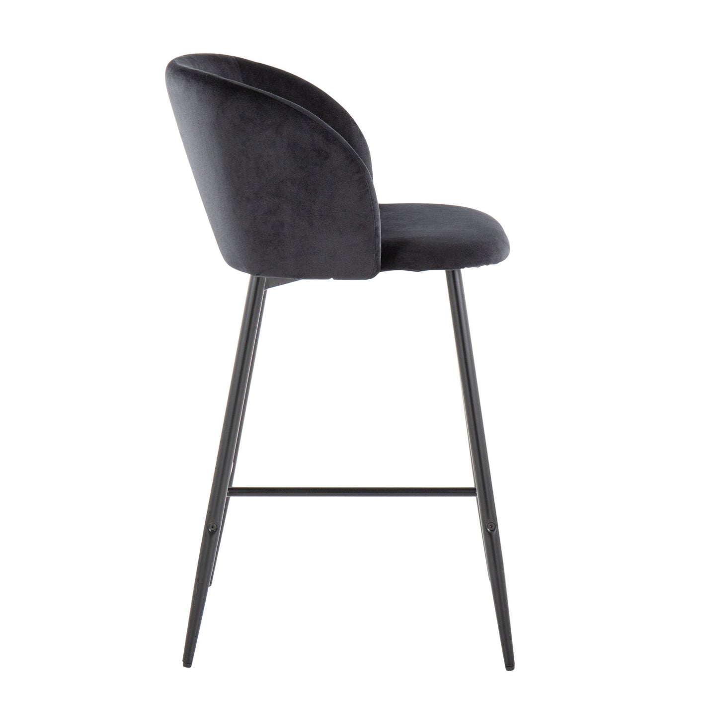 Fran - Contemporary Fixed Height Counter Stool (Set of 2) Lumi Source