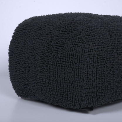 Spongy Microfiber Square Pouf Soft Seating Home Essentials