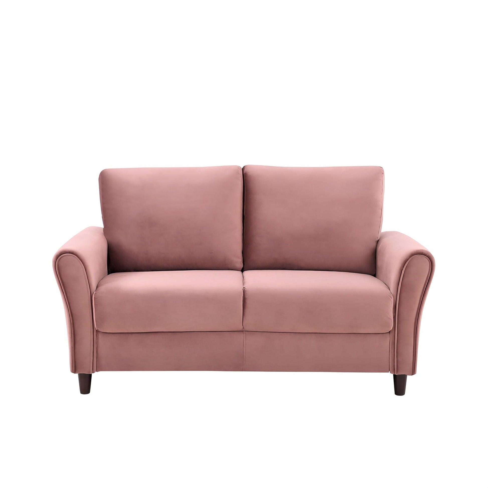 Patricia - Curved Arm Loveseat Sofa US Pride