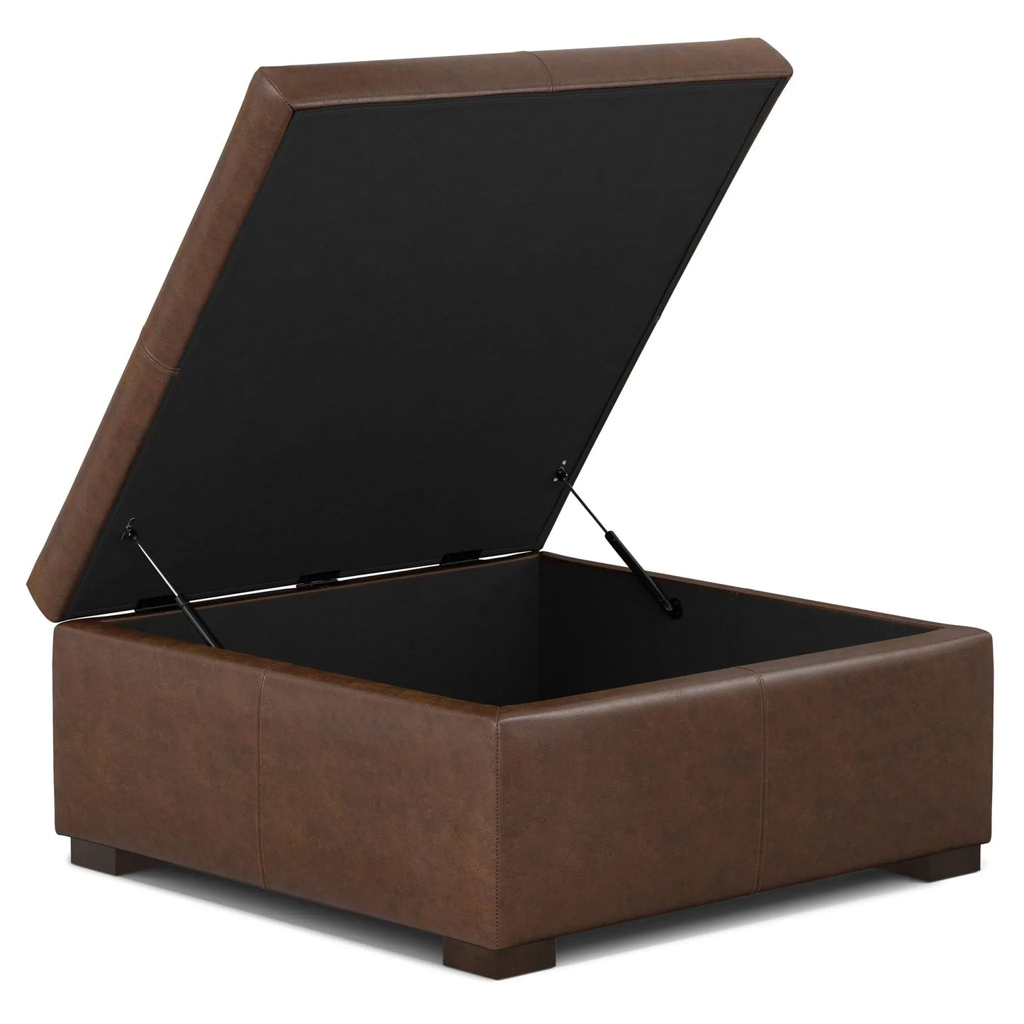 Gabbie - Coffee Table Upholstered Storage Ottoman Simpli-Home