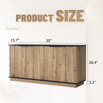 Multi Functional Sideboard, An Ideal Choice For TV And Tableware Storage In Modern Homes - Black Home Essentials