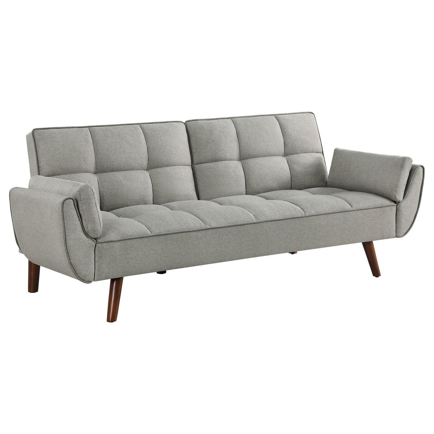Caufield - Tufted Convertible Sofa Bed Upholstered - Gray Furniture Max