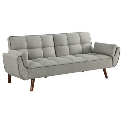 Caufield - Tufted Convertible Sofa Bed Upholstered - Gray Furniture Max