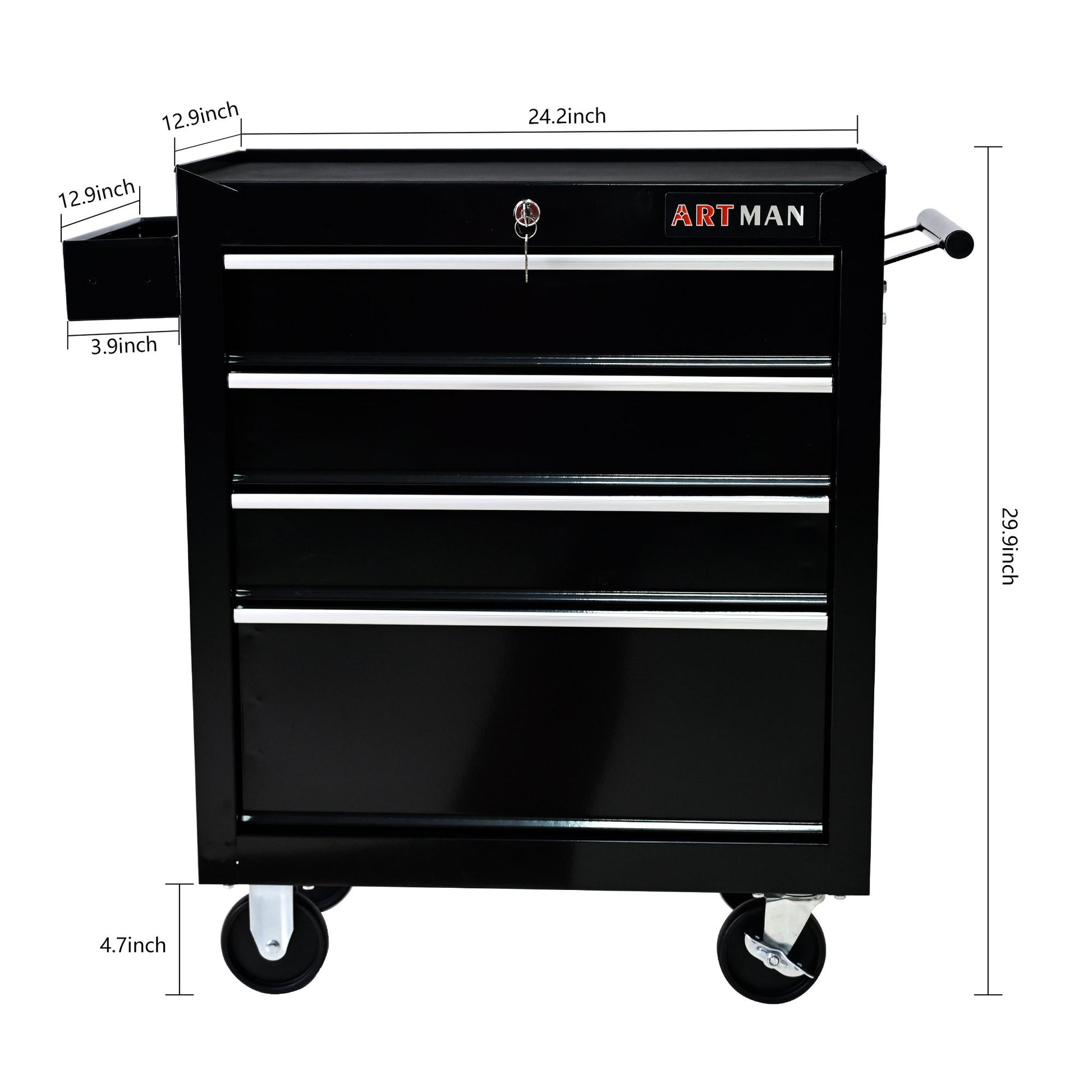 Multifunctional Tool Cart With Wheels And Drawers Daily Nest