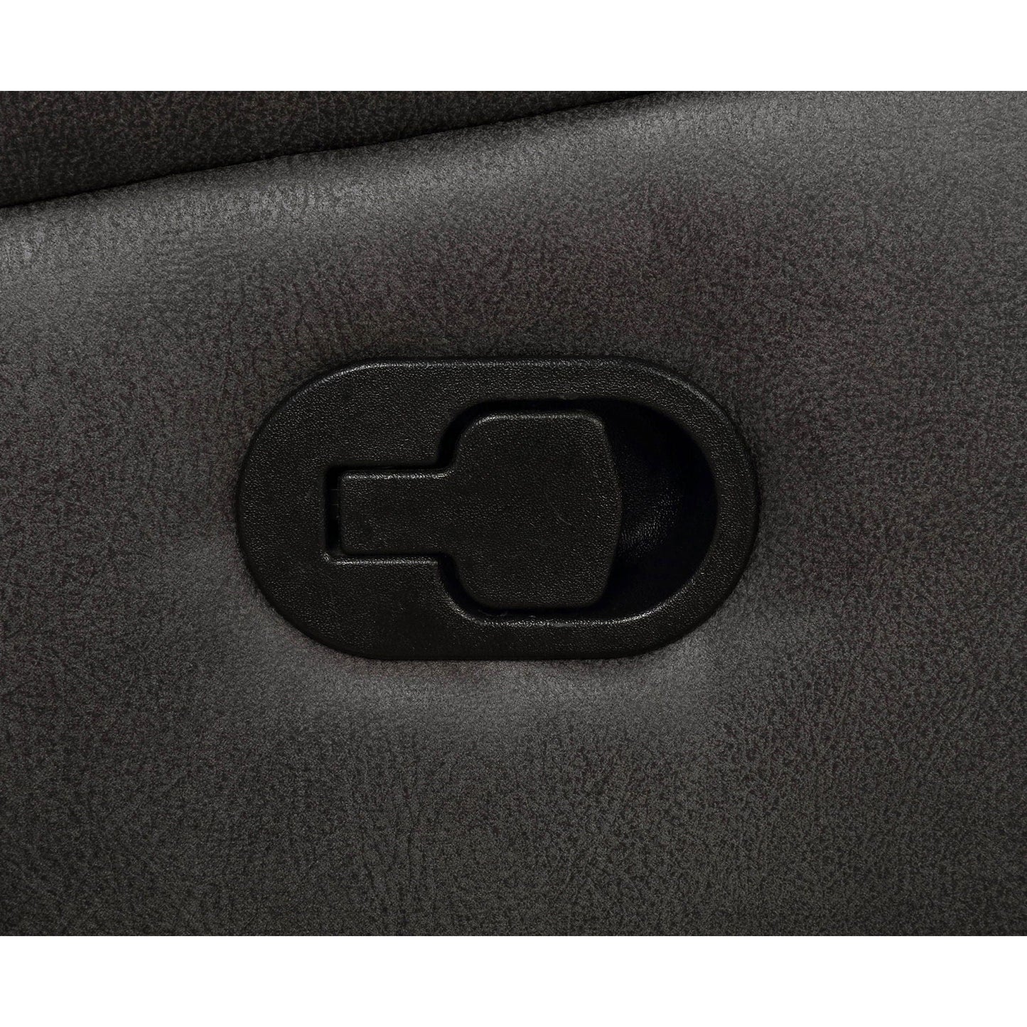 Franklin - Upholstered Padded Arm Glider Recliner - Charcoal Furniture Max