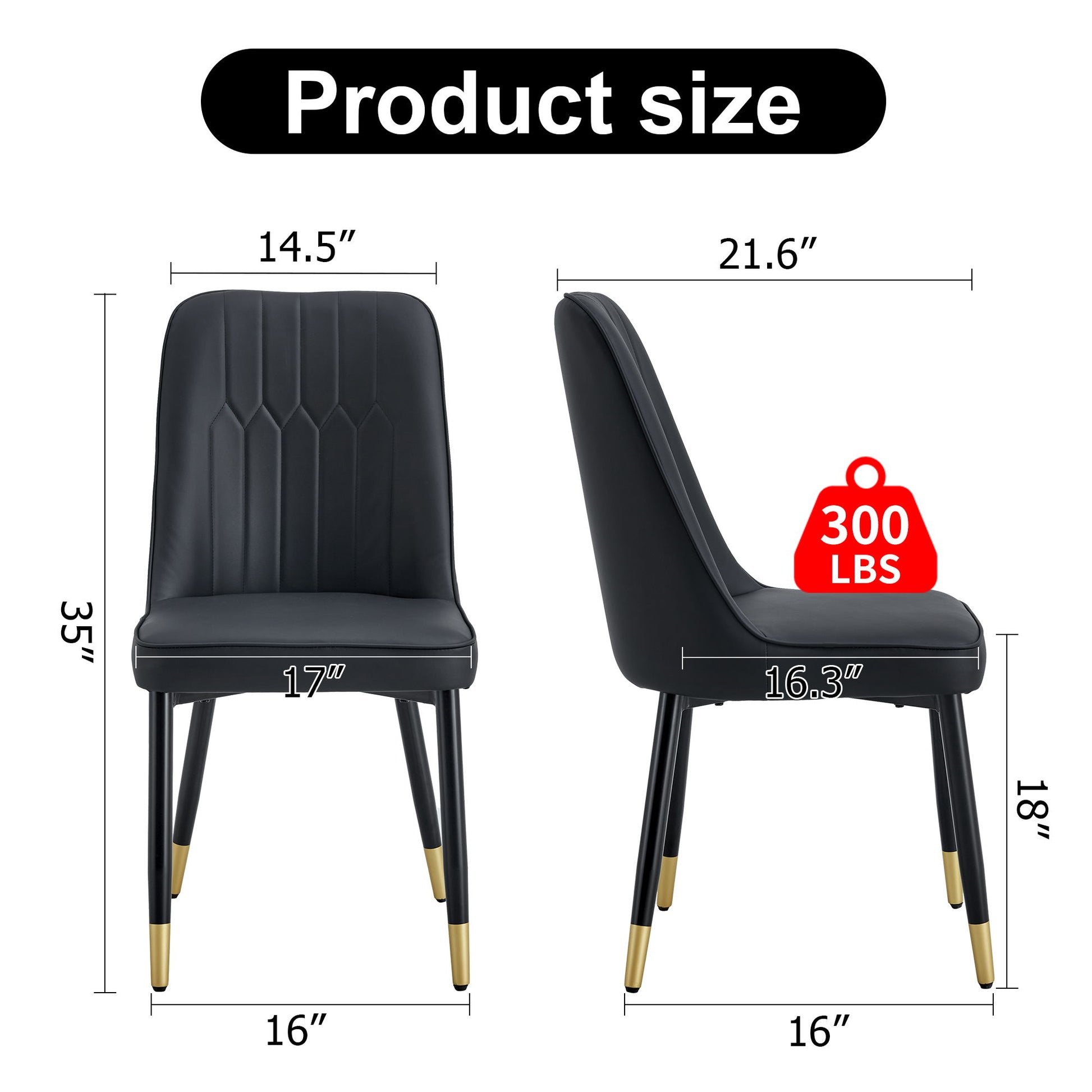 Modern Chair With Metal Legs Home Essentials