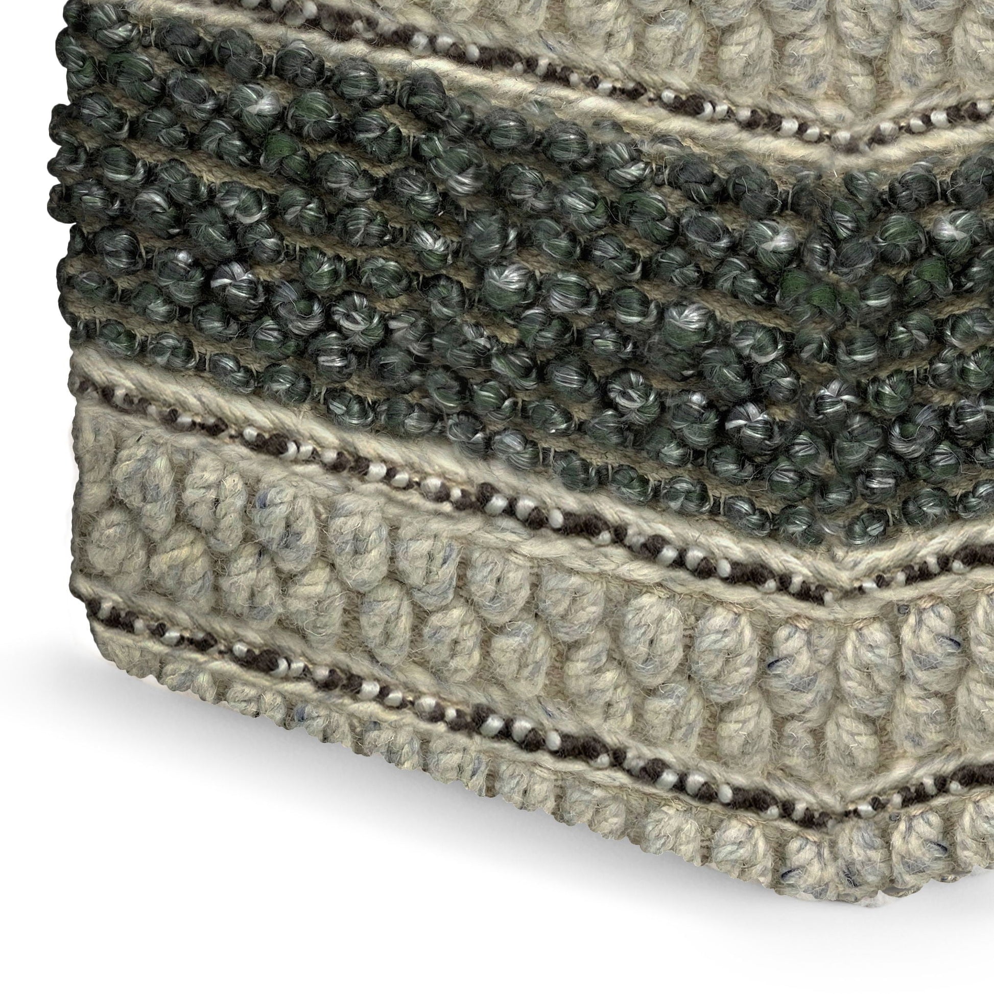 Grady - Handcrafted Square Pouf Simpli-Home