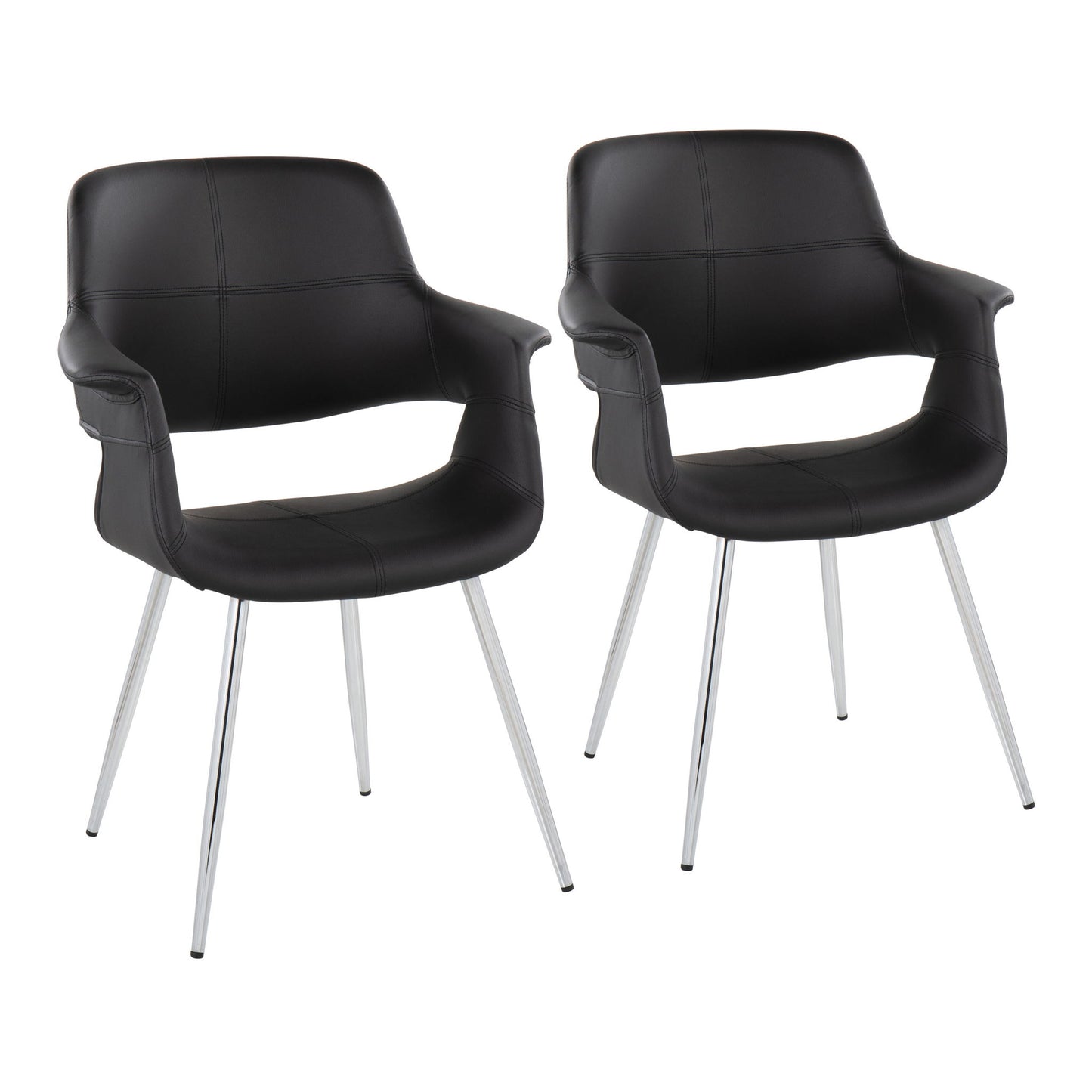 Vintage Flair - Glam / Art Deco Chair (Set of 2) Lumi Source