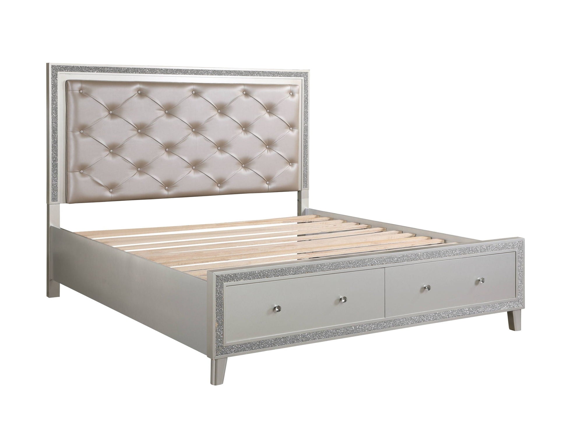 Sliverfluff - Bed With LED Acme