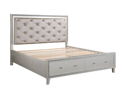 Sliverfluff - Bed With LED Acme