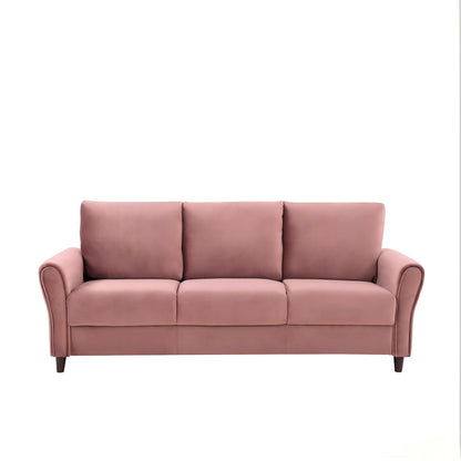 Patricia - Curved Arm 3 Seater Sofa US Pride