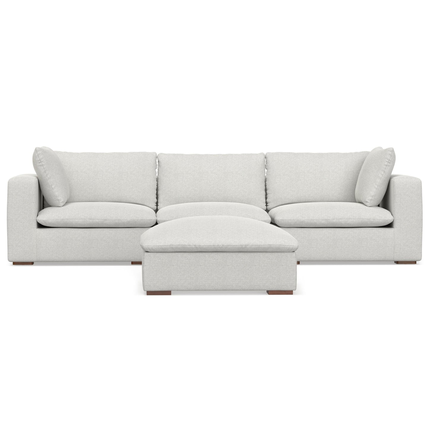 Jasmine - Handcrafted Sofa And Ottoman Simpli-Home