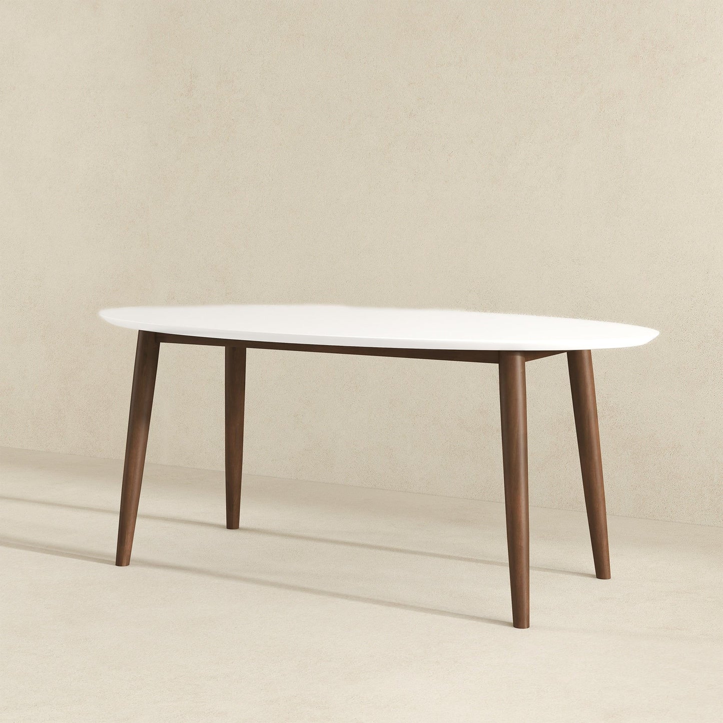 Ada - Mid-Century Modern Style Oval Dining Table Ashcroft Furniture