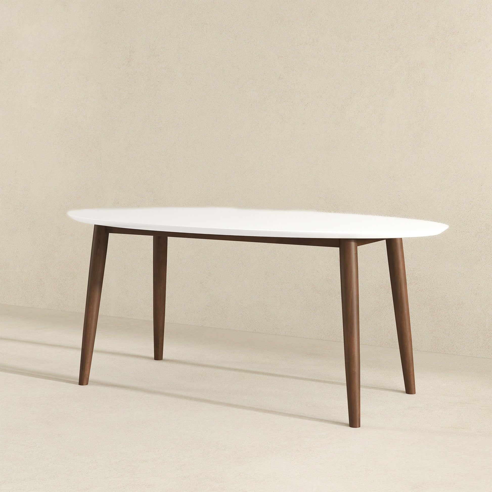 Ada - Mid-Century Modern Style Oval Dining Table Ashcroft Furniture