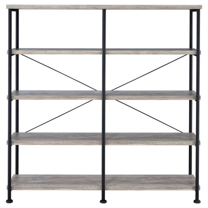Analiese - 4-Shelf Double Bookshelf CoasterEveryday