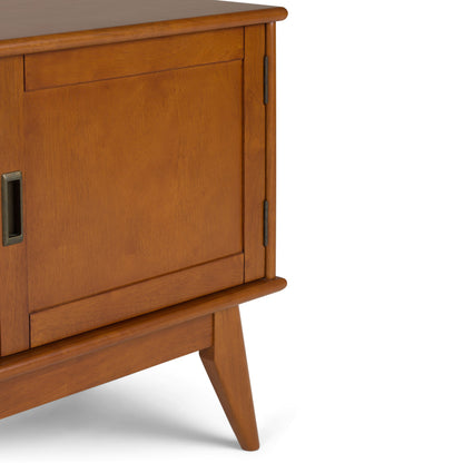 Draper - Handcrafted Mid Century Low TV Media Stand Simpli-Home