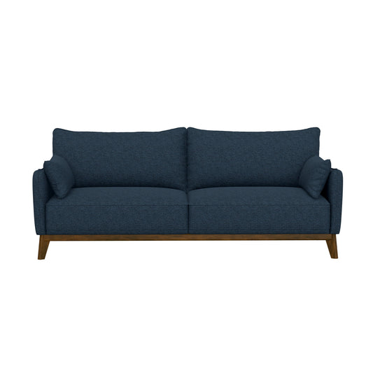 Sofa Wide With Attached Legs - Blue Home Essentials