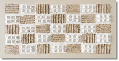Textured Sandstone Matrix - 28" x 55" Framed Wall Art Classy Art
